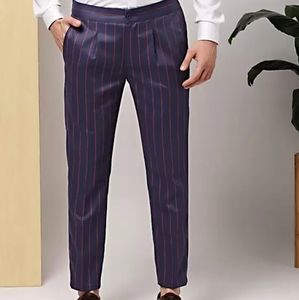 Invictus Slim Fit Men Dark Blue Trouser